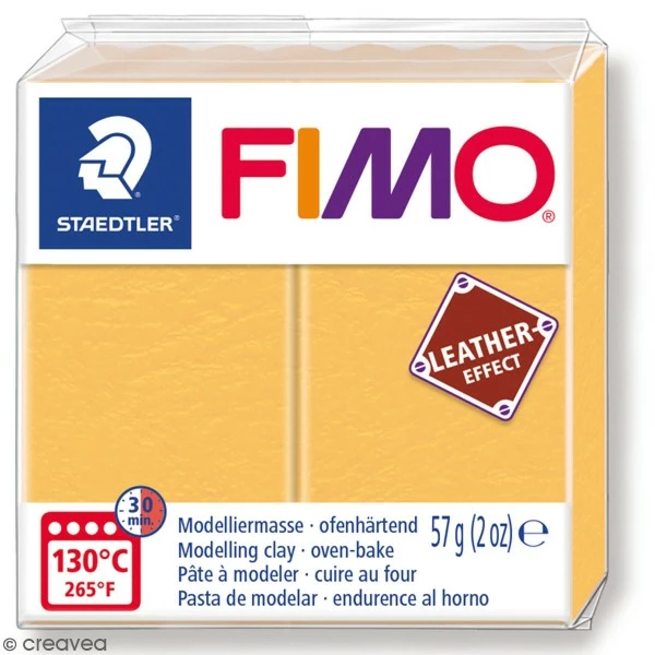De gros 𧨠Pâte Fimo Effet Cuir Jaune Safran - 57 G âď¸ 3 De gros 𧨠Pâte Fimo Effet Cuir Jaune Safran - 57 G âď¸