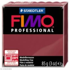 Coupon ❤️ Pâte Fimo Professional Rouge Bordeaux 23 - 85 Gr 👍