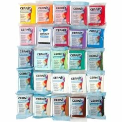 Budget 🔔 Creativ Company Cernit Number One Cernit, Couleurs Assorties, Cuire Au Four Ménager À 100-130 °C - Durée De Cuisson Suivant Volume À C 😍