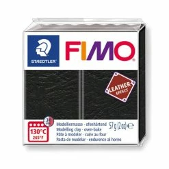 Meilleure vente 🔔 Czech Beads Exclusive Fimo Effet Cuir FIMO Effet De Cuir Noir, De L'Artisanat, De L'Art, De L'Argile Polymère, Argile À La Main, De L'Argi 😉