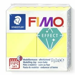 Meilleure affaire 🧨 Czech Beads Exclusive Fimo Effect FIMO Effet Transparent Jaune 57 Octies, Un Four D'Argile, Modelage En Argile, L'Argile à La Main, De 💯