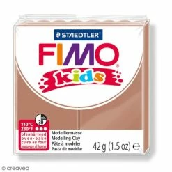Remise 🎁 Pâte Fimo Kids Marron Clair 71 - 42 G ⭐