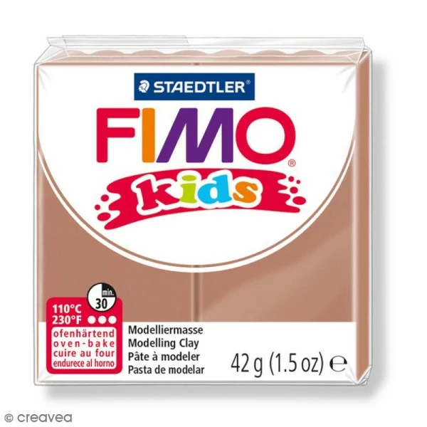 Remise đ PĂąte Fimo Kids Marron Clair 71 - 42 G â 3 Remise đ PĂąte Fimo Kids Marron Clair 71 - 42 G â