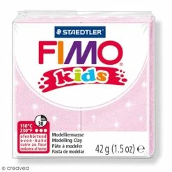 Meilleure vente 👏 Pâte Fimo Kids Rose Perle 206 - 42 G 😉