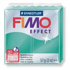 Pâtes polymères Soldes 27 Acheter ✨ Czech Beads Exclusive Fimo Effect FIMO Effet Transparent Vert 57 Octies, Un Four D'Argile, Modelage En Argile, L'Argile à La Main, De 🛒