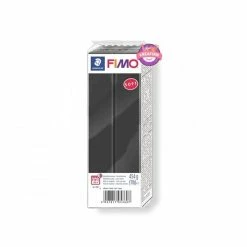 Le moins cher 🛒 Pâte Fimo Soft 454g Noir N°9 🥰