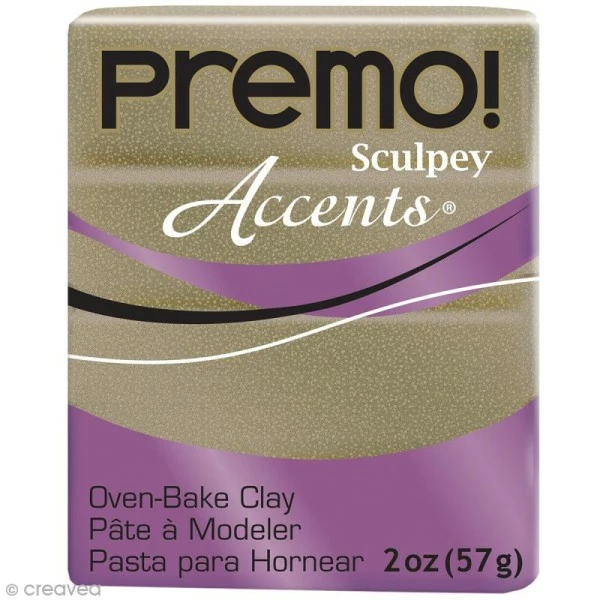 Remise ✨ Sculpey Premo Pâte Sculpey Accents Or Yellow Gold Glitter - 57 G 👏 3 Remise ✨ Sculpey Premo Pâte Sculpey Accents Or Yellow Gold Glitter - 57 G 👏