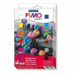 Sortie 👏 Knorr Prandell Pate Fimo Set De 12 Pains Assortis De 25G De Fimo Soft ⌛