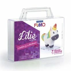 Bon marché 🔔 Graine Créative Pate Fimo Coffret Pâte Polymère Ma Première Figurine - Lilie La Licorne 😀