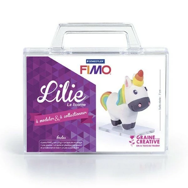 Bon marché 🔔 Graine Créative Pate Fimo Coffret Pâte Polymère Ma Première Figurine - Lilie La Licorne 😀 4 Bon marché 🔔 Graine Créative Pate Fimo Coffret Pâte Polymère Ma Première Figurine - Lilie La Licorne 😀 – Image 2