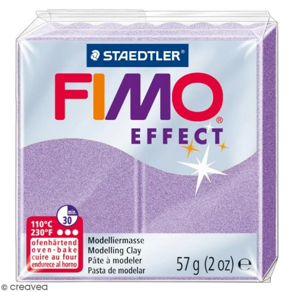 Le moins cher 𤊠Pâte Fimo Effect Violet Lilas Perle 607 - 57 Gr ⨠3 Le moins cher 𤊠Pâte Fimo Effect Violet Lilas Perle 607 - 57 Gr â¨