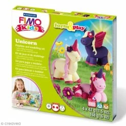 Grosses soldes 🧨 Kit Fimo Kids - Licorne - Niveau Moyen 🎉