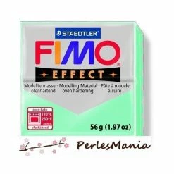 Vente flash ✔️ Perlesmania 1 Pain 56g Pate Polymère FIMO EFFECT MINT 8020-505 🌟