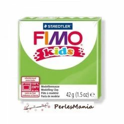 Sortie ⭐ Perlesmania PAIN PATE FIMO KIDS VERT CLAIR 42gr 8030-51 🌟