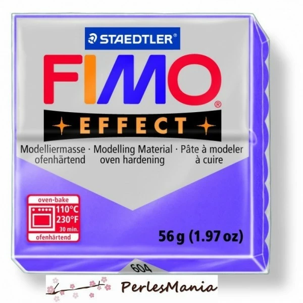 Bon marché 😀 Perlesmania 1 Pain 56g Pate Polymère FIMO EFFECT LILAS TRANSPARENT 8020-604 🎉 3 Bon marché 😀 Perlesmania 1 Pain 56g Pate Polymère FIMO EFFECT LILAS TRANSPARENT 8020-604 🎉