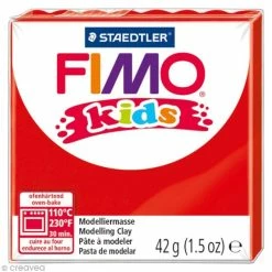 Offres 👍 Pâte Fimo Kids Rouge 2 - 42 Gr 😍