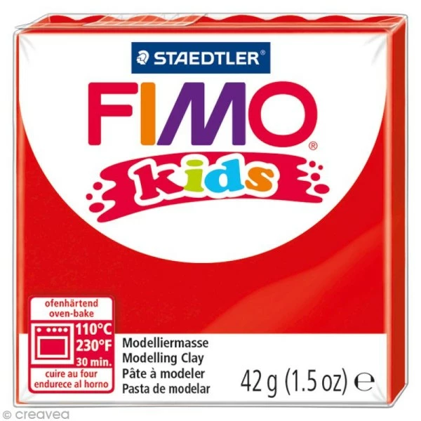 Offres đ Pâte Fimo Kids Rouge 2 - 42 Gr đ 3 Offres đ Pâte Fimo Kids Rouge 2 - 42 Gr đ