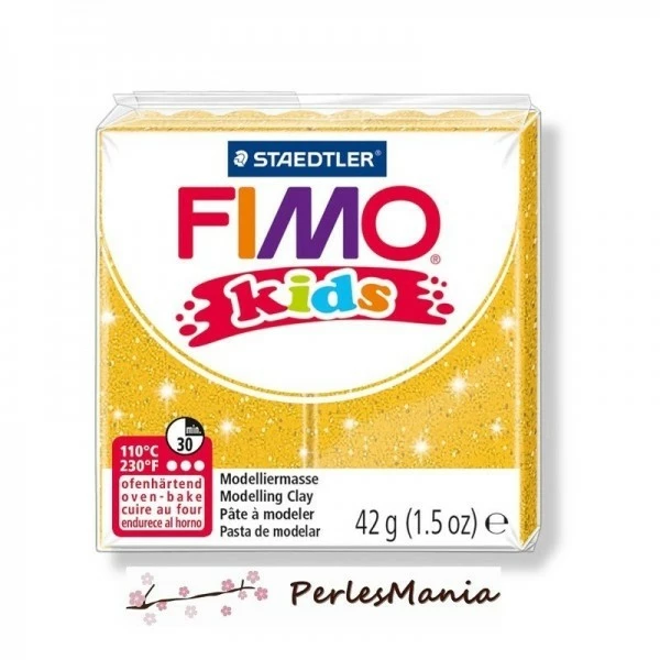 Budget đ Perlesmania 1 PAIN PATE FIMO KIDS OR A PAILLETTE 42gr REF 8030-112 đ 3 Budget đ Perlesmania 1 PAIN PATE FIMO KIDS OR A PAILLETTE 42gr REF 8030-112 đ