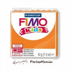 Sortie 💯 Perlesmania PAIN PATE FIMO KIDS ORANGE 42gr 8030-4 MODELAGE 🎁