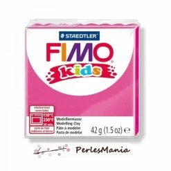 Remise 👍 Perlesmania PAIN PATE FIMO KIDS FUCHSIA 42gr 8030-220 MODELAGE 🔥