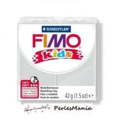 Offres 🛒 Perlesmania PAIN PATE FIMO KIDS GRIS CLAIR 42gr 8030-80 MODELAGE 😀