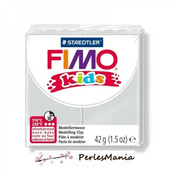 Offres đ Perlesmania PAIN PATE FIMO KIDS GRIS CLAIR 42gr 8030-80 MODELAGE đ 3 Offres đ Perlesmania PAIN PATE FIMO KIDS GRIS CLAIR 42gr 8030-80 MODELAGE đ