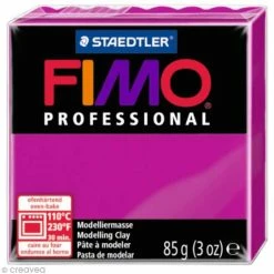 Tout neuf 🎉 Pâte Fimo Professional Magenta Pur 210 - 85 Gr 😉