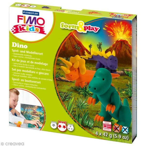 Top 10 𧨠Kit Pâte Fimo Kids Garçon - Dinosaures - Niveau Moyen đ 3 Top 10 𧨠Kit Pâte Fimo Kids Garçon - Dinosaures - Niveau Moyen đ