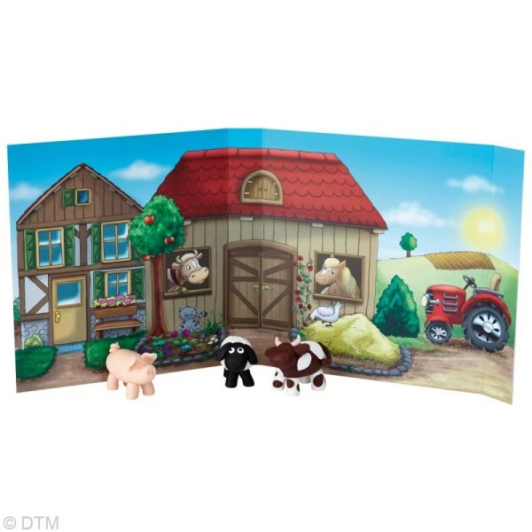 Tout neuf ⭐ Kit Pâte Fimo Kids - Animaux De La Ferme - Niveau Facile 🎁 4 Tout neuf ⭐ Kit Pâte Fimo Kids - Animaux De La Ferme - Niveau Facile 🎁 – Image 2