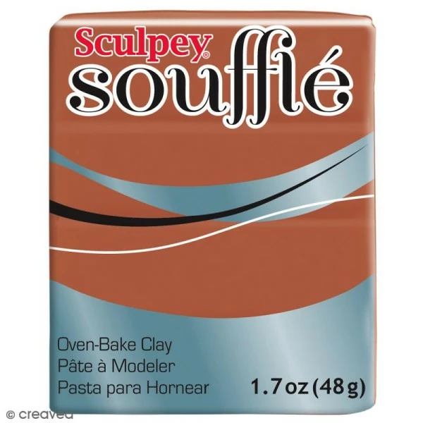 Bon marché 🧨 Pâte Sculpey Soufflé - Marron Cinnamon - N° 6665 - 48 G 🔔 3 Bon marché 🧨 Pâte Sculpey Soufflé - Marron Cinnamon - N° 6665 - 48 G 🔔
