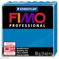 Promo 💯 Pâte Fimo Professional Bleu Pur 300 - 85 Gr 🌟