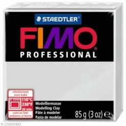 Meilleur prix 👏 Pâte Fimo Professional Gris 80 - 85 Gr 😉