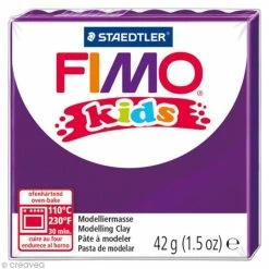 Meilleur prix 🔔 Pâte Fimo Kids Violet 6 - 42 Gr 👍