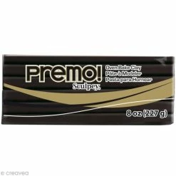 Promo 🔔 Pâte Sculpey Premo Noir - 226 G ✔️
