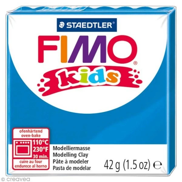 Tout neuf đ Pâte Fimo Kids Bleu 3 - 42 Gr đ 3 Tout neuf đ Pâte Fimo Kids Bleu 3 - 42 Gr đ