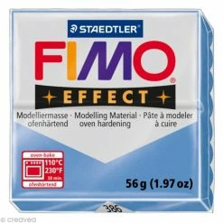 Bon marché 😀 Pâte Fimo Effect Bleu Agate 386 - 56 Gr 🎁