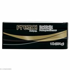 Remise 👏 Pâte Sculpey Premo Noir - 454 Gr 👏