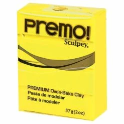 Nouveau 💯 Pâte Sculpey Premo Jaune Soleil - 57g 🔥