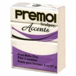 Offres ✨ Pâte Sculpey Premo Accent Blanc Gelé - 57g 🎉