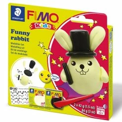 Promo 🔔 Mini Kit Fimo Kids - Lapin Funny 🎉