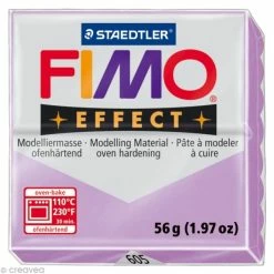 Vente flash ❤️ Pâte Fimo Effect Violet Mauve Pastel 605 - 56 Gr 😀