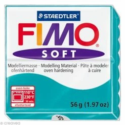 Sortie 🧨 Pâte Fimo Soft Bleu Menthe Poivrée 39 - 56 Gr ✨