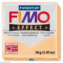 Meilleur prix 🛒 Fimo Effect Pâte Fimo Soft - Orange Pastel 405 - 56 G 🤩