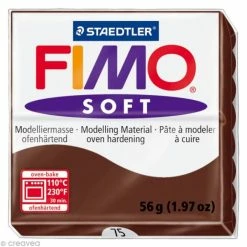 Les meilleures critiques de ⌛ Pâte Fimo Soft Marron Chocolat 75 - 56 Gr 😉