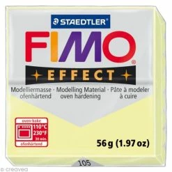 Bon marché 😀 Pâte Fimo Effect Jaune Pastel 105 - 56 Gr ⭐