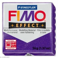 Promo 🔥 Pâte Fimo Effect Violet Métallique 602 - 56 Gr 🧨