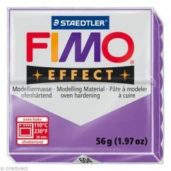 Acheter ⭐ Pâte Fimo Effect Violet Translucide 604 - 56 Gr ✨