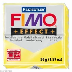 Grosses soldes 🥰 Pâte Fimo Effect Jaune Translucide 104 - 56 Gr 💯