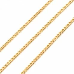 Nouveau 😉 Perlesmania Pate Cernit S11832713 PAX 1 Mètre De Chaine Cuivre Plaqué Or 18KT 🧨