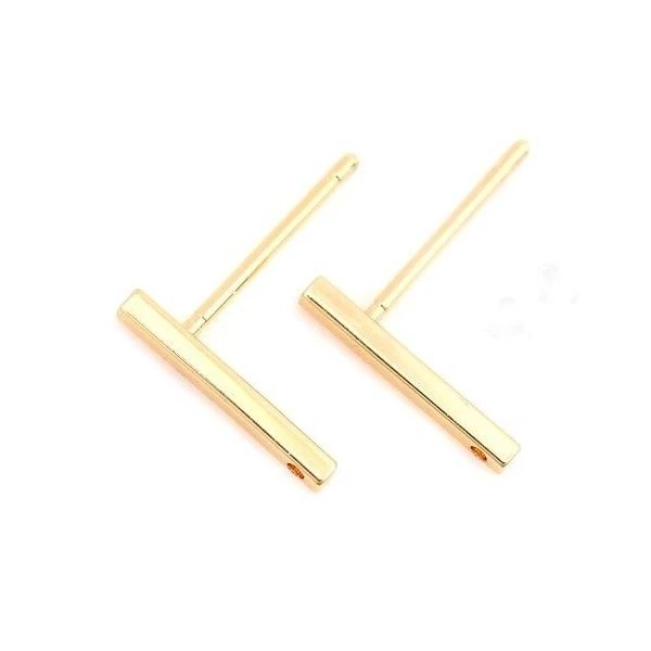 Meilleur prix 🌟 Perlesmania Pate Cernit PS110134060 PAX 6 Supports Boucle D'oreille Puce Tige Rectangle Cuivre Doré 18KT Avec Embouts Pousso 😍 3 Meilleur prix 🌟 Perlesmania Pate Cernit PS110134060 PAX 6 Supports Boucle D'oreille Puce Tige Rectangle Cuivre Doré 18KT Avec Embouts Pousso 😍